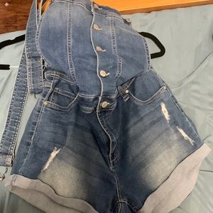 Denim Overalls